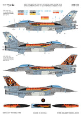 NATO Tiger Meet F-16C special orange black tiger stripes model kit