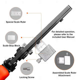 MJL Plastic Sheet Cutter with Built-In Ruler