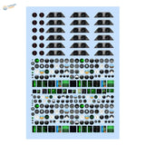 Dashboard & LCD Screen Model Decals / Stickers
