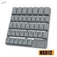 Gray plastic keyboard detailing parts for Gunpla model kits, HS-012