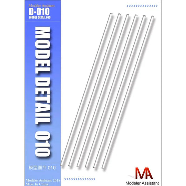 6pcs Transparent Flexible Rods