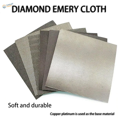 Diamond emery cloth sanding sheets for resin and metal models