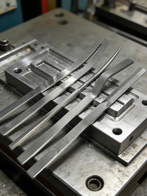 Five polished stainless steel diamond abrasive special-shaped files with 100 grit for scale modeling tools and model building tools