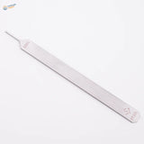 Double-sided stainless steel ultra-fine file for scale modeling tools