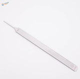 Double-sided stainless steel ultra-fine files with silver lock pick tool tip for scale modeling