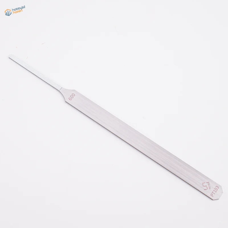 Double-sided stainless steel ultra-fine files for scale modeling tools