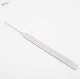 Silver stainless steel ultra-fine file for scale modeling tools