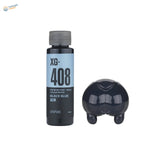 Glossy black ceramic pig figurine with DSPIAE 50ml pre-mixed acrylic paint