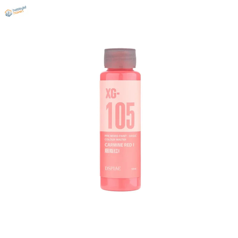 DSPIAE xg-105 carmine red pre-mixed acrylic paint bottle, 50ml