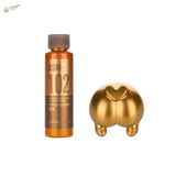 DSPIAE pre-mixed metallic paints with gold pig figurine back view