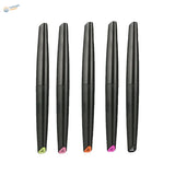 DSPIAE 5pcs fluorescent acrylic pens with colorful tip caps