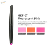 DSPIAE mkf-07 fluorescent acrylic pen with pink tip, black wand