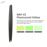 DSPIAE fluorescent acrylic pen MKF-03 black with yellow tip