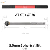 Dspiae circular chamfering tool AT-CT + CT-50 5.0mm red black bit