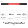 Dspiae circular chamfering tool red black i-deal with bits