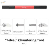 Dspiae circular chamfering tool red black i-deal with bits