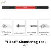Dspiae circular chamfering tool red black i-deal with bits