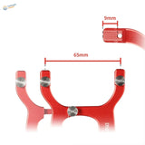 DSPIAE curved surface sander with red metal slingshot grip