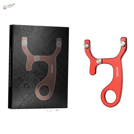DSPIAE curved surface sander with red aluminum slingshot design