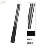 Dspiae eco acrylic pens mk-01 black soft-tipped marker with metallic cap