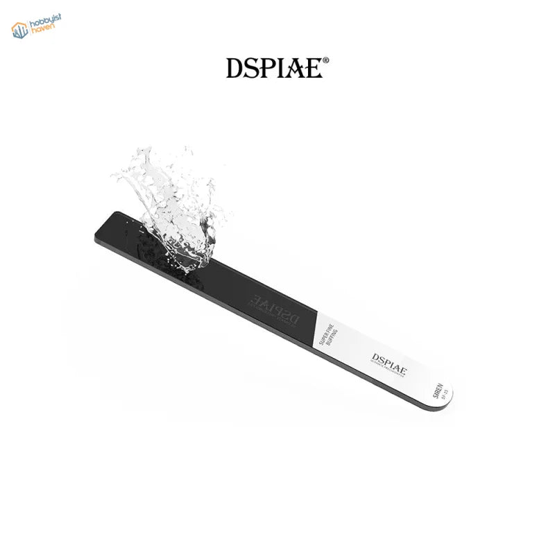 DSPIAE glass files black and white nail file with glossy finish