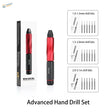 DSPIAE Mobius hand drill in red and black with twisted grip