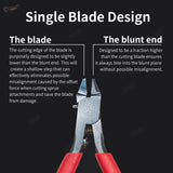 DSPIAE Professional Single Blade Nipper Set with silver and red handles
