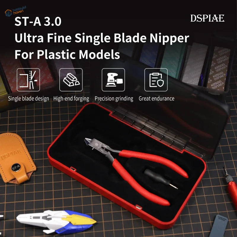 DSPIAE Professional Single Blade Nipper Set red-handled 3.0 ultra fine nipper