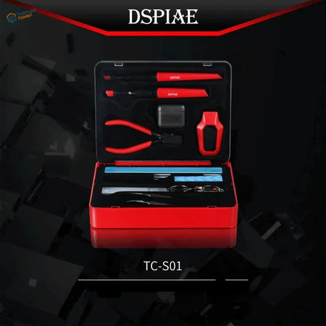 DSPIAE Professional Toolset TC-S01 red black precision kit in case
