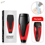 DSPIAE retractable dust brush in red and black ergonomic design