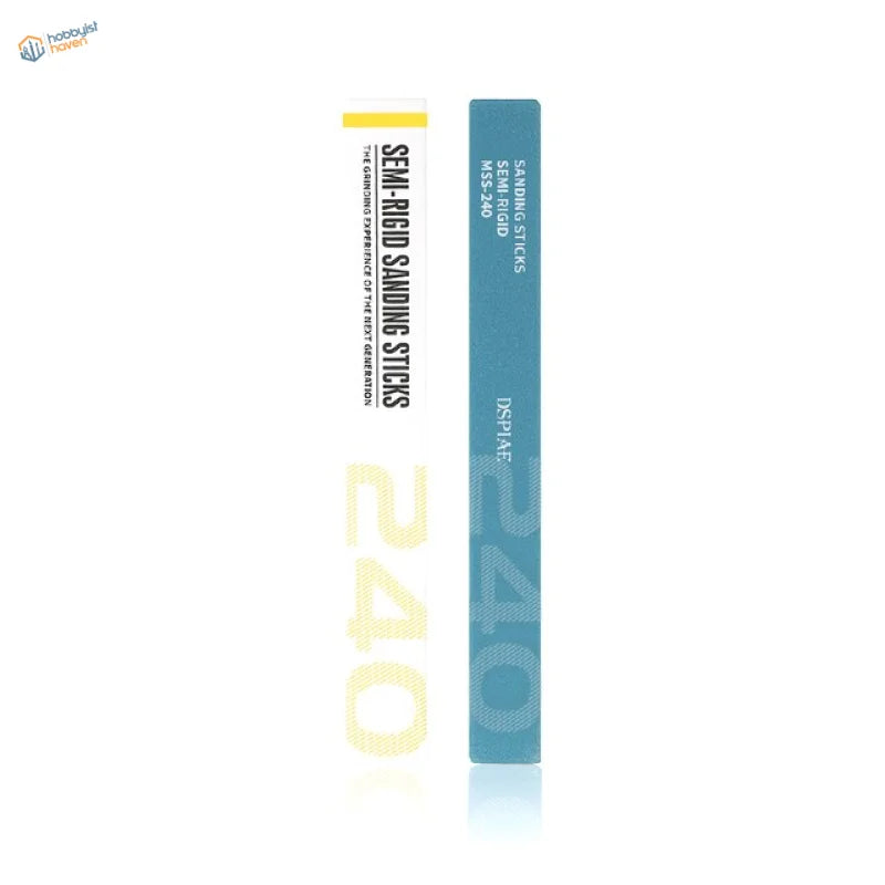 DSPIAE semi-rigid sanding sticks, blue and white pack, grit 240
