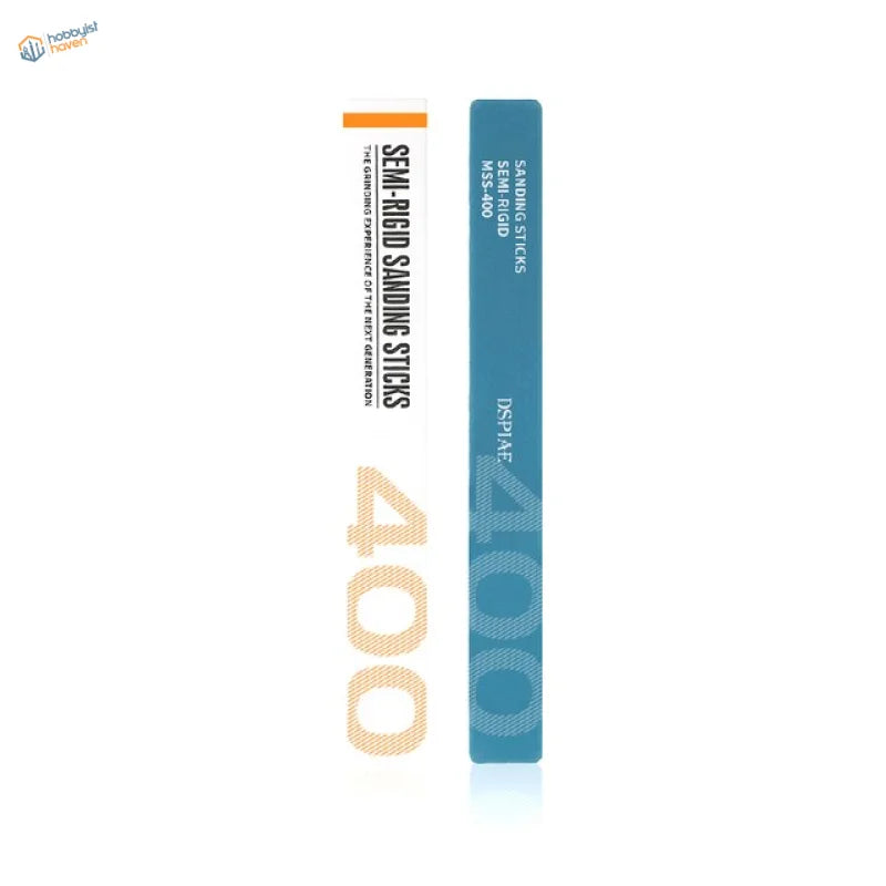 DSPIAE semi-rigid sanding sticks 400 grit blue white pack