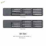DSPIAE Spin-Lock precision screwdriver adapter and 20-bit set in gray case