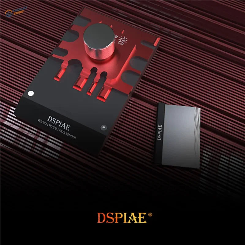 DSPIAE Square photo-etch bending tool with red black parts bender silver knob