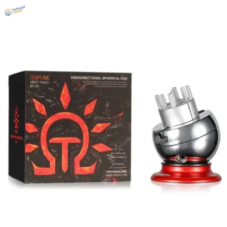 DSPIAE Universal Spherical Vise with silver red omnidirectional clamps