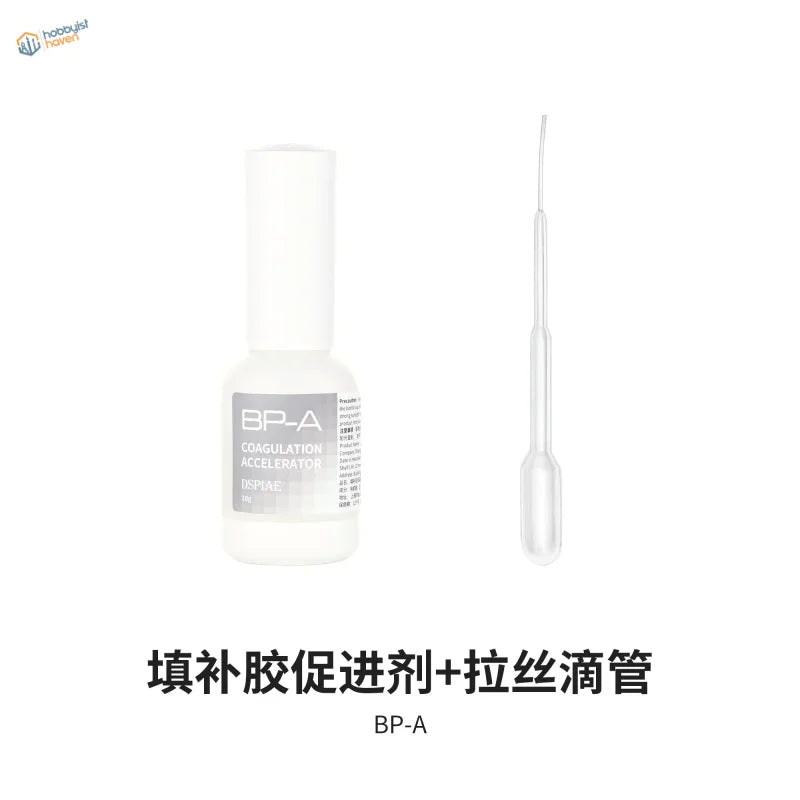 DSPIAE Upgraded Tinted Gap Filling CA with bp-a coagulation accelerator bottle and dropper