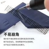 DSPIAE Upgraded Tinted Gap Filler blue ABS corner protector with ribbed grip