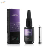 DSPIAE UV light curing clear glue black bottle with purple box and silver UV lamp