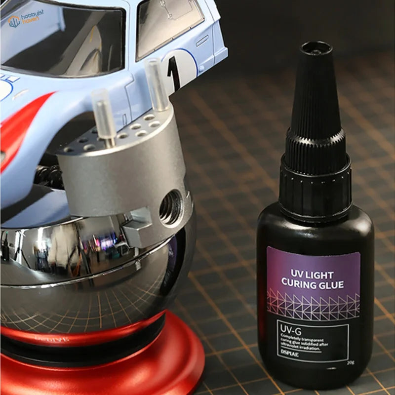 DSPIAE light curing clear UV glue black bottle purple label black cap