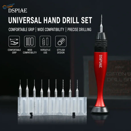 DSPIAE VHDS universal hand drill set with English product features