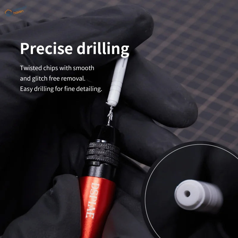 DSPIAE VHDS Upgraded Universal Drill with red black tool white bit