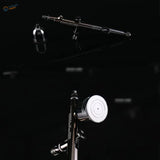 Dual action airbrush with 0.3mm nozzle, black silver chrome finish