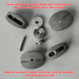Cormake 3D-Printed Rigging Pulleys for Ship Models