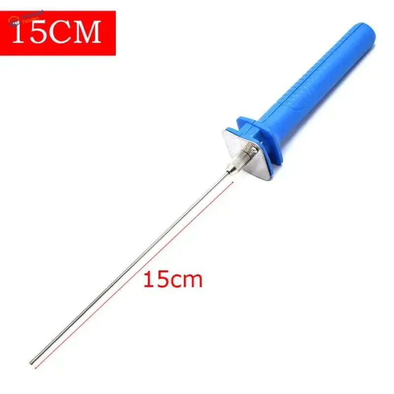 Blue handled 15cm needle tool for electric foam cutter