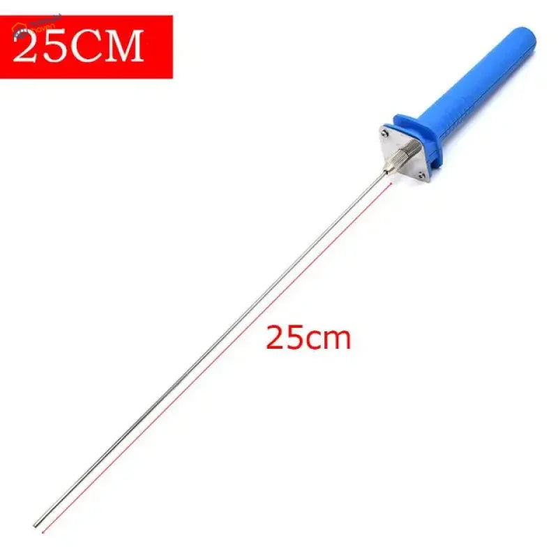 Blue-handled 25cm needle for electric foam cutter