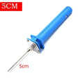 Blue handled electric foam cutter engraving pen with metallic tip, 5cm