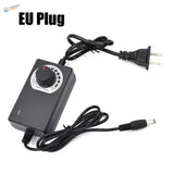 Electric foam cutter black PSU with rotary voltage dial, EU plug, DC jack