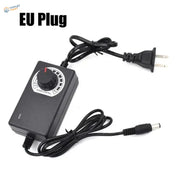 Electric foam cutter black PSU with rotary voltage dial, EU plug, DC jack