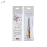 Extra-long liner brushes with wooden handles in clear sleeves for scale modeling