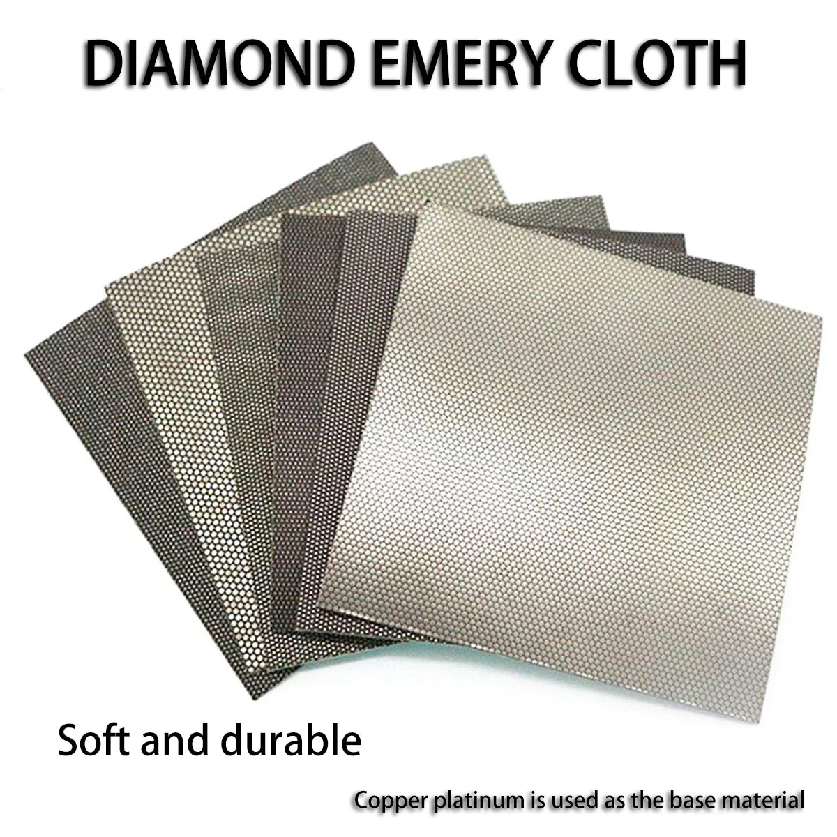 Diamond emery cloth sanding sheets for resin and metal models